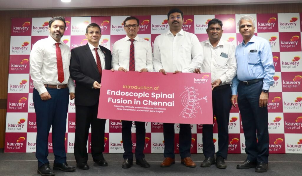 Kauvery Hospital Introduces Endoscopic Fusion Surgery for Selected Spine Patients