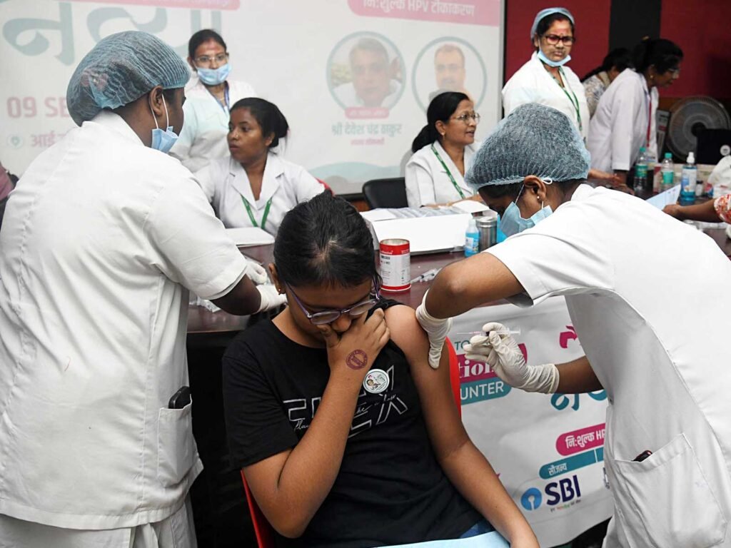 India Administers More Than 8 Million HPV Vaccine Doses Under National Cervical Cancer Prevention Campaign