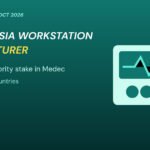 Graphic: anaesthesia workstation manufacturer story with a workstation monitor and gas dials