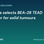 MedGadget.org banner: Beactica selects BEA-28 TEAD degrader as preclinical candidate for solid tumours