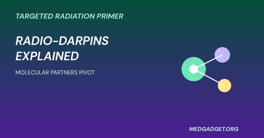Molecular Partners workforce reduction 2026 graphic about targeted radiotherapeutics