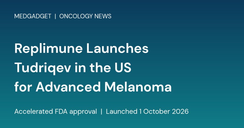Branded card reading Replimune Launches Tudriqev in the US for Advanced Melanoma